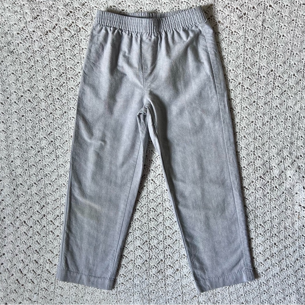 🤩 3 for 15 💲 IZOD Kids Elastic Waist Dress Pants- light gray- size 5